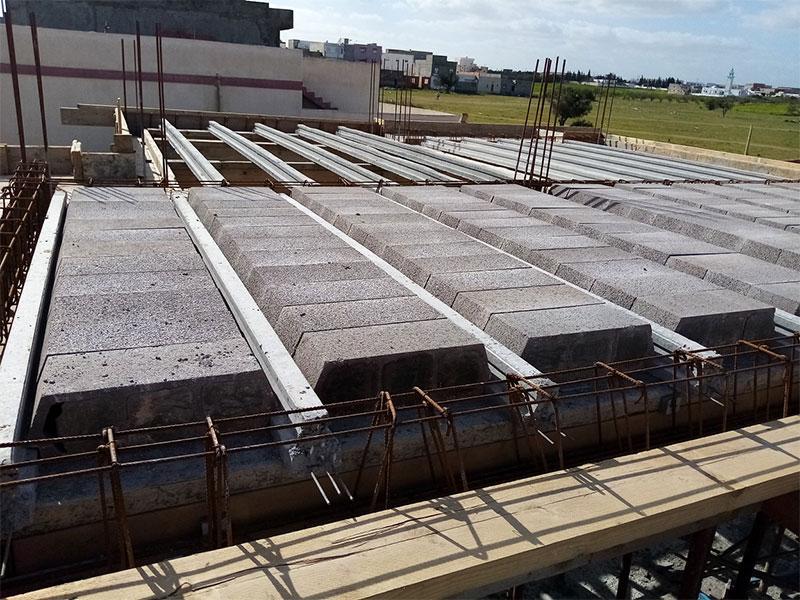 Hourdis - pose en dalle de plancher