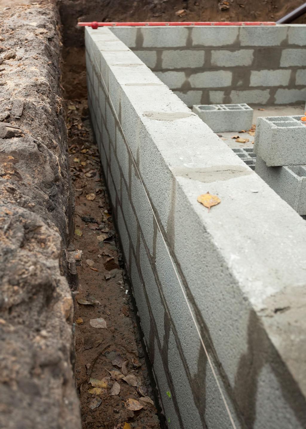 Parpaing creux - cas d'usage en construction